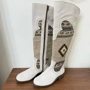 Born Women's Lucero Tall Blanket Boots - Leather